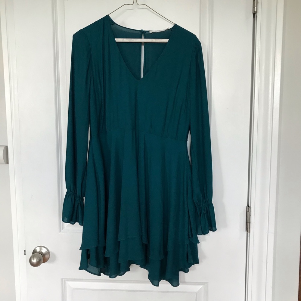 Teal dress
